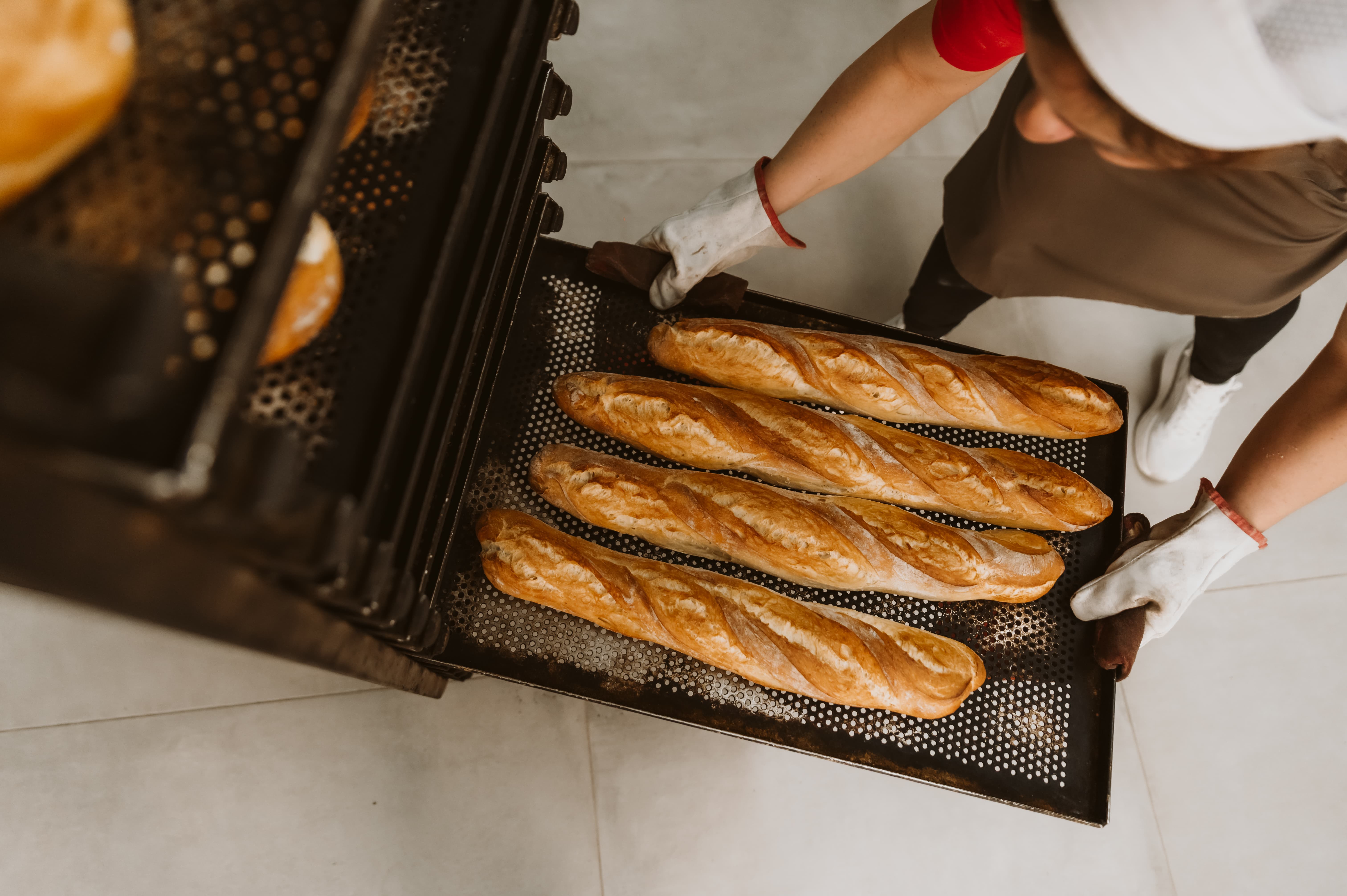 Pane rustico in primo piano